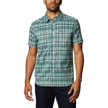 Columbia Overhemd Heren, Thirty Mile Ledge Short Sleeve Groen, 98UWVCHLG